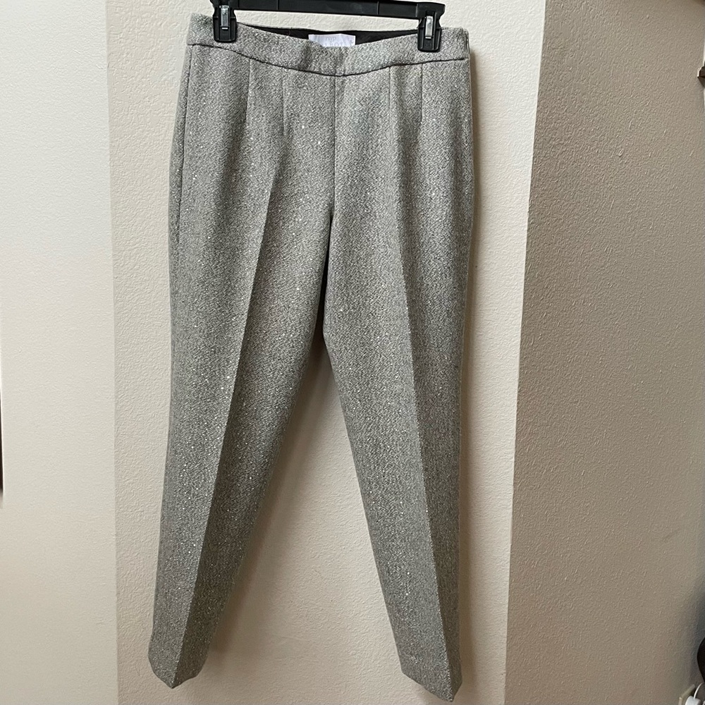 NWT Talbots RSVP sequined cropped pants 4P